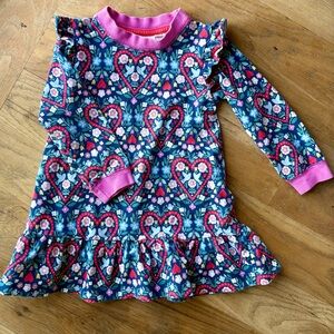 Mini Boden Pink and Red Dress